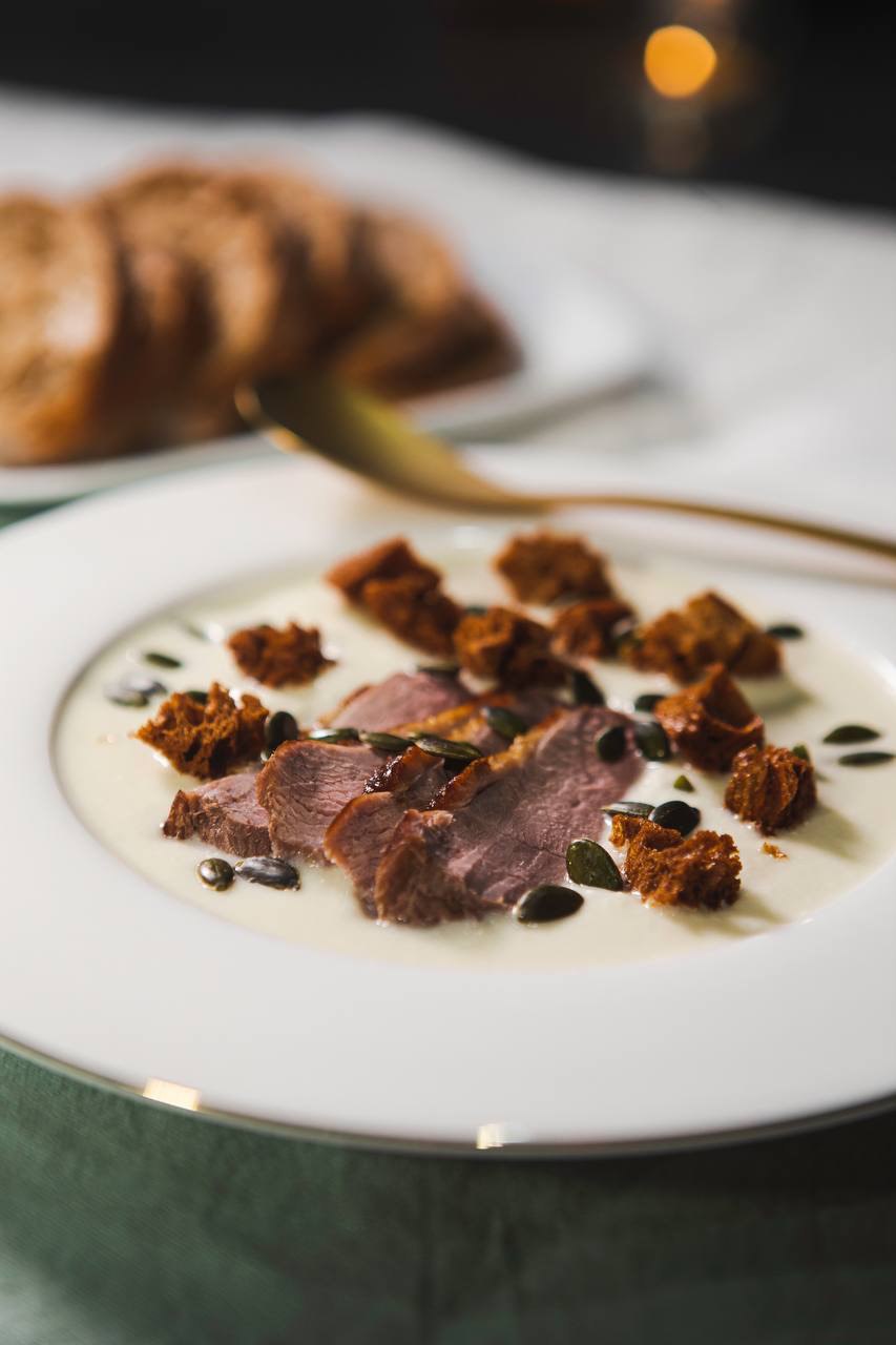 Chef selecting fresh ingredients